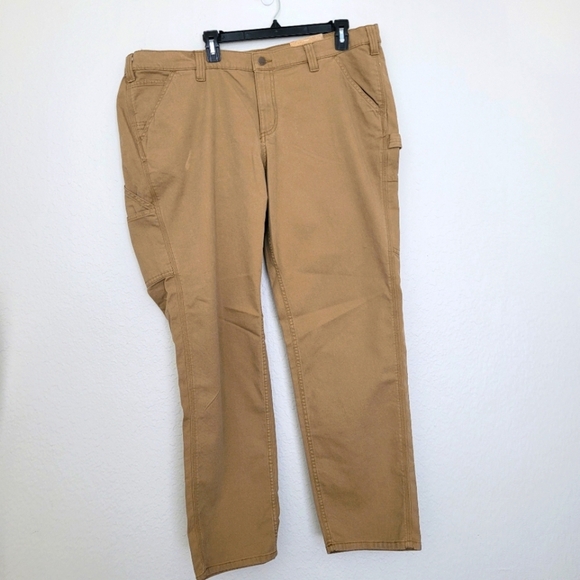 Carhartt Womens Original Fit Carpenter Pants Size 18 W Regular NEW with Tags - Picture 1 of 8